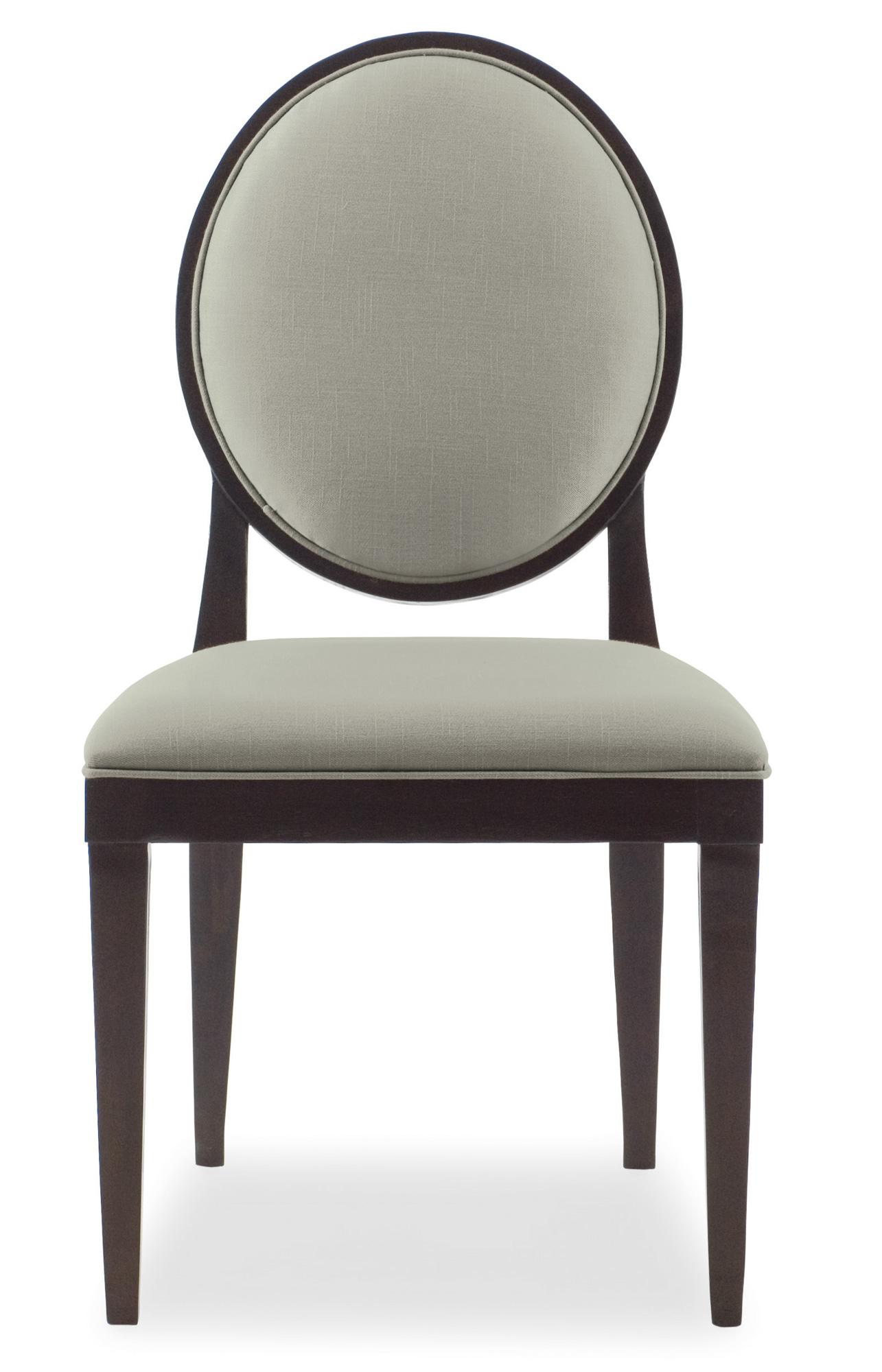 Bernhardt Haven Side Chair with Oval Back Belfort Furniture Dining